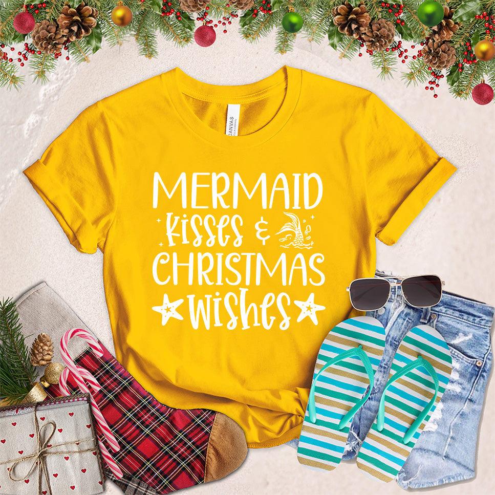 Mermaid Kisses And Christmas Wishes T-Shirt - Brooke & Belle
