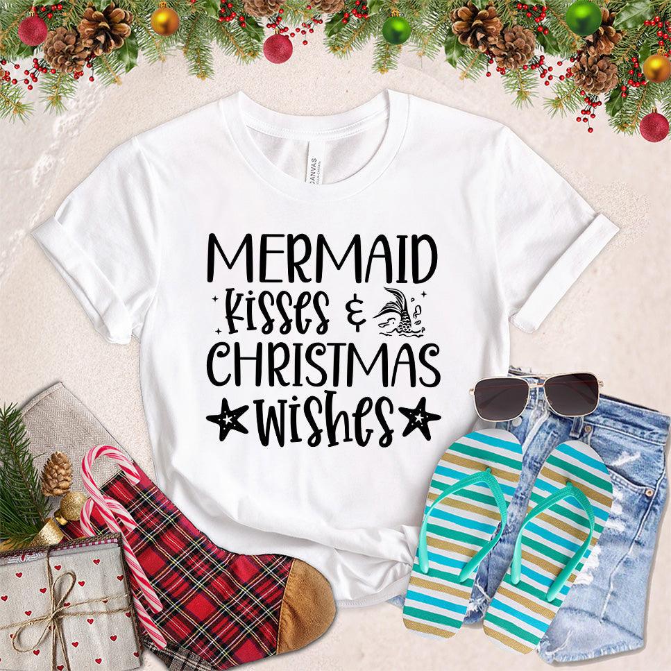 Mermaid Kisses And Christmas Wishes T-Shirt - Brooke & Belle