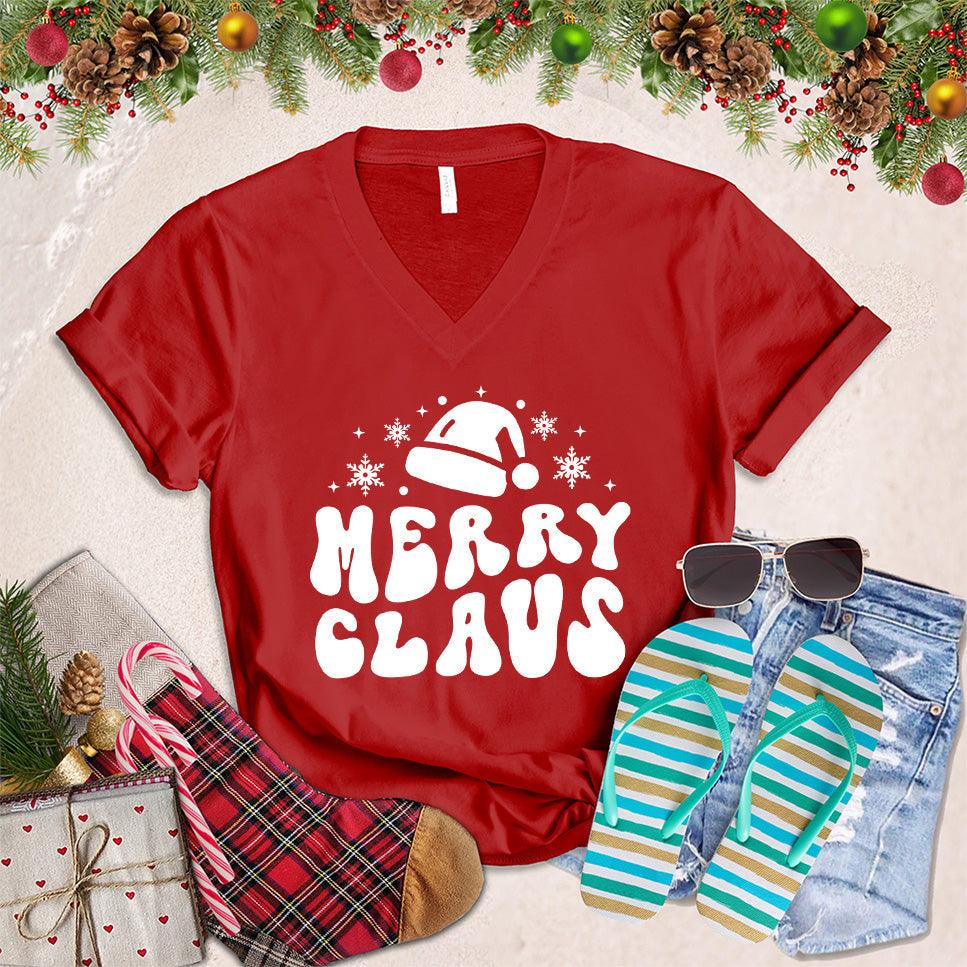 Merry Claus V-Neck - Brooke & Belle