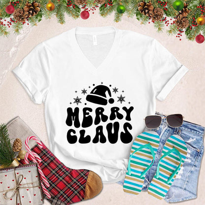 Merry Claus V-Neck - Brooke & Belle