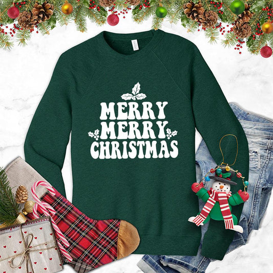 Merry Merry Christmas Version 2 Sweatshirt - Brooke & Belle