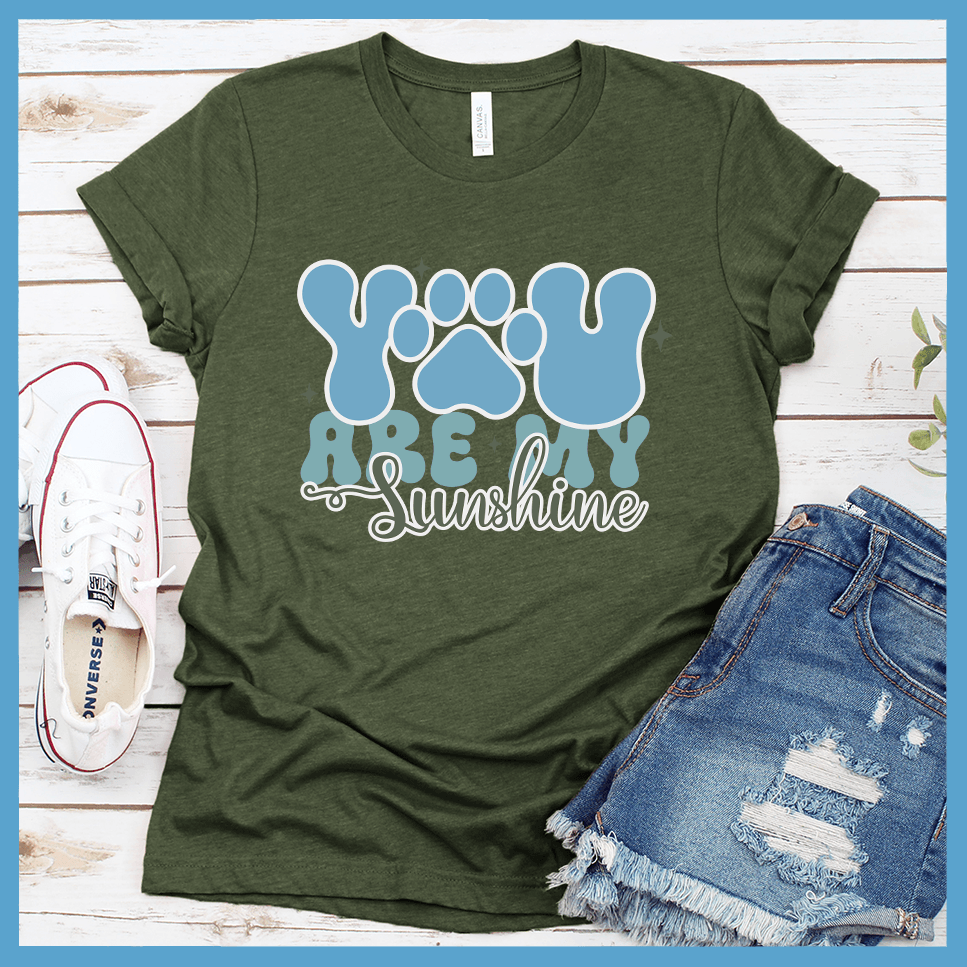 You Are My Sunshine Colored Print T-Shirt