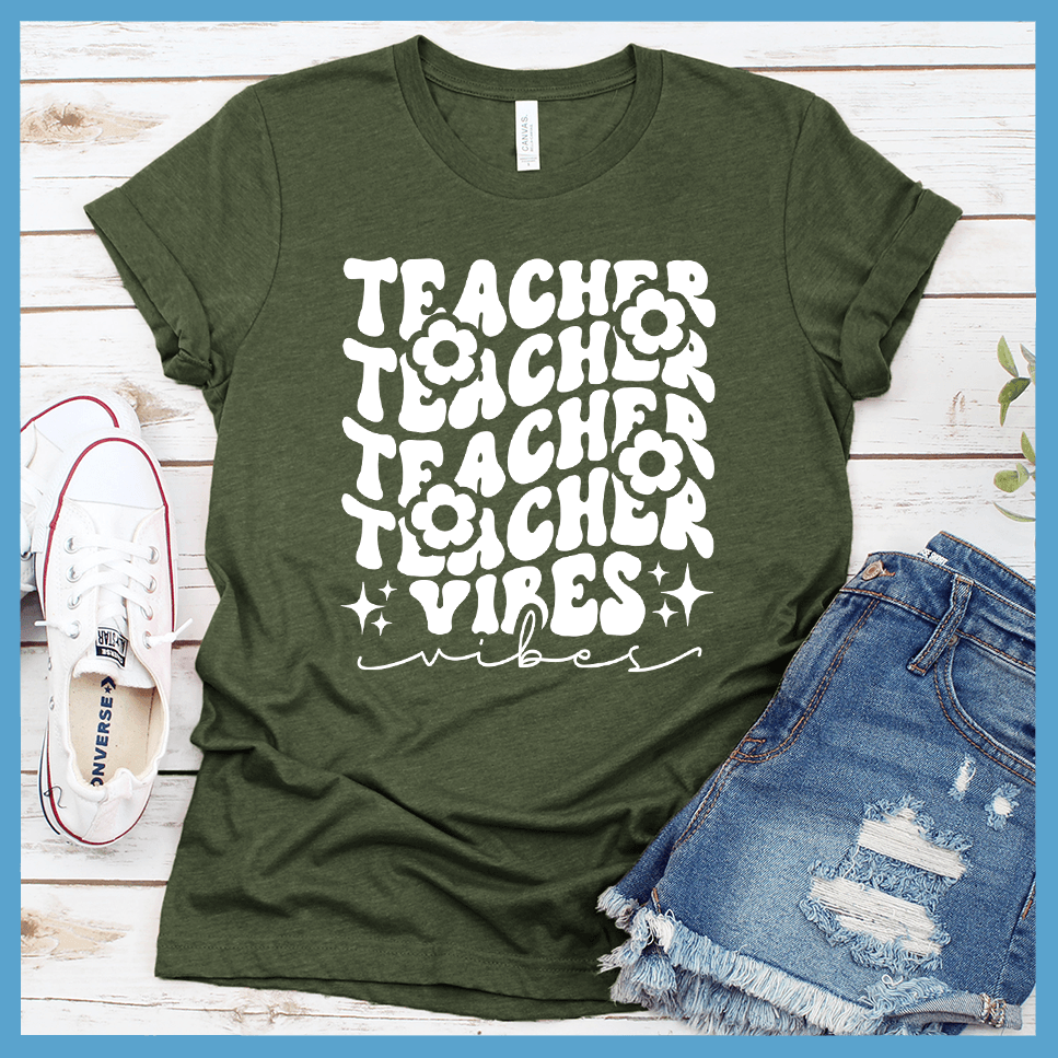 Teacher Vibes T-Shirt - Brooke & Belle