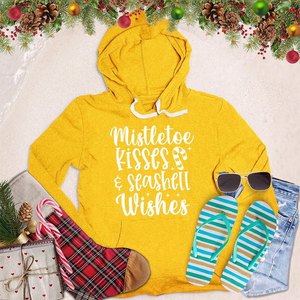 Mistletoe Kisses And Seashell Wishes Hoodie - Brooke & Belle