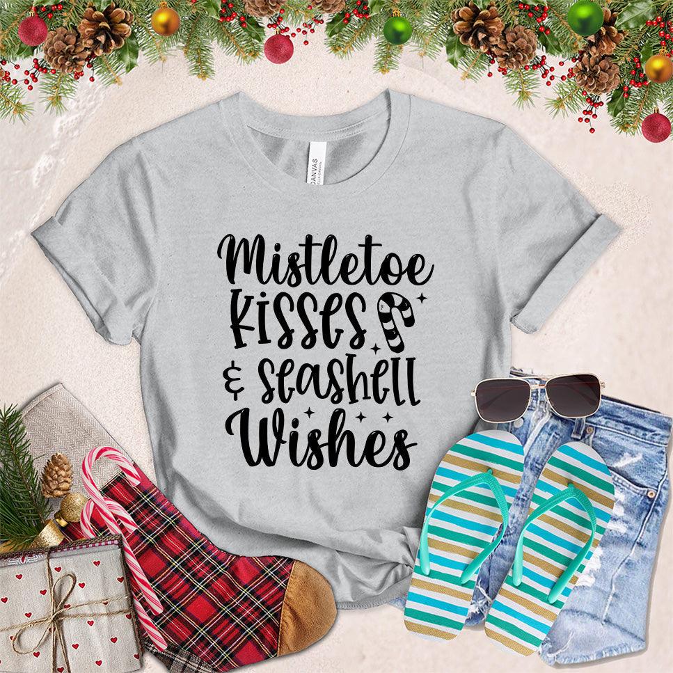 Mistletoe Kisses And Seashell Wishes T-Shirt - Brooke & Belle