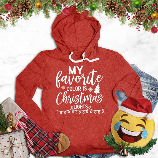 My Favorite Color Is Christmas Lights Version 2 Hoodie - Brooke & Belle