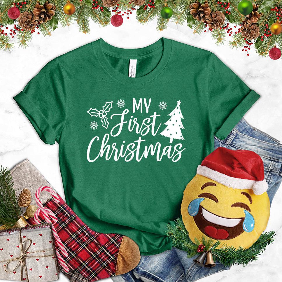 My first christmas shirt girl best sale