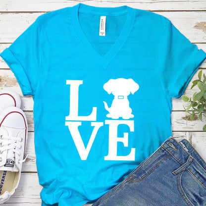 Dog Love Version 4 V-Neck