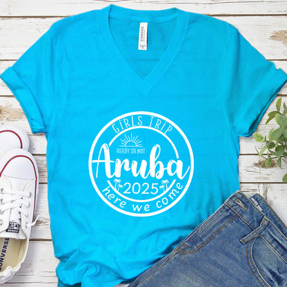 Girls Trip Aruba 2025 V-neck