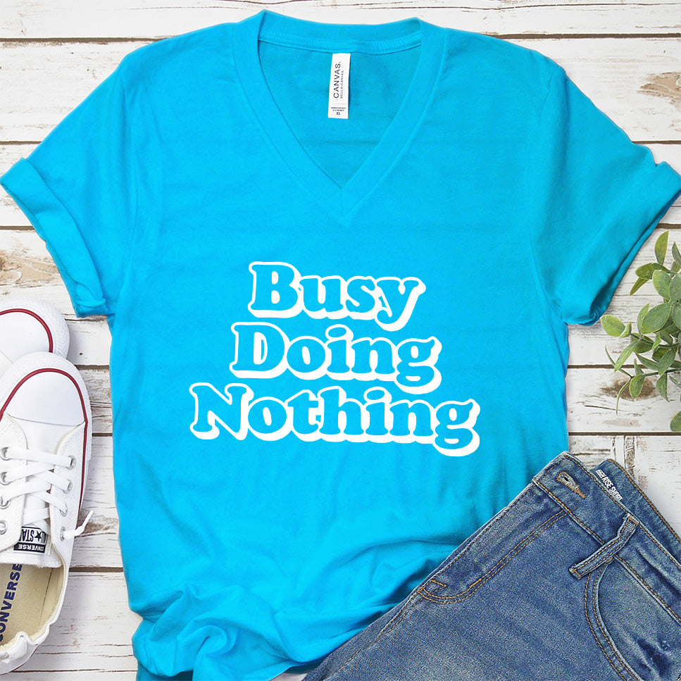 Busy Doing Nothing V-Neck