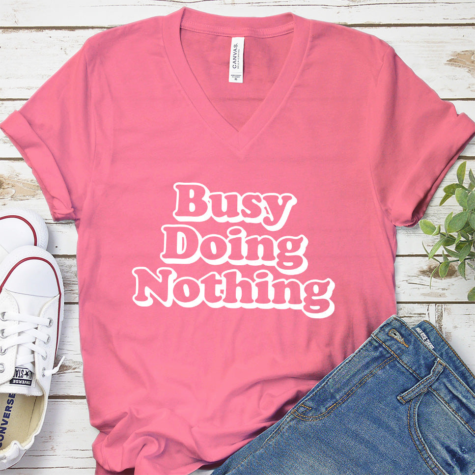 Busy Doing Nothing V-Neck