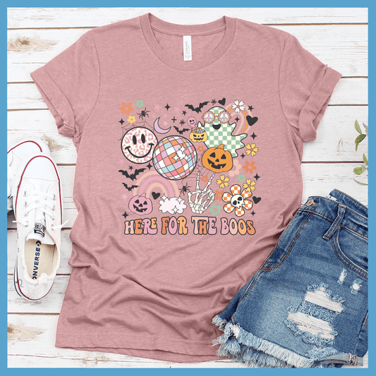 Here For The Boos T-Shirt Colored Edition - Brooke & Belle