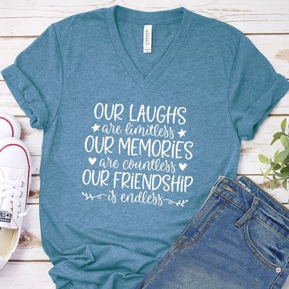Our Laughs Are Limitless V-neck