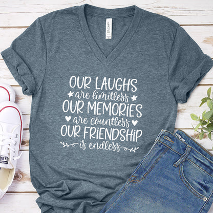 Our Laughs Are Limitless V-neck