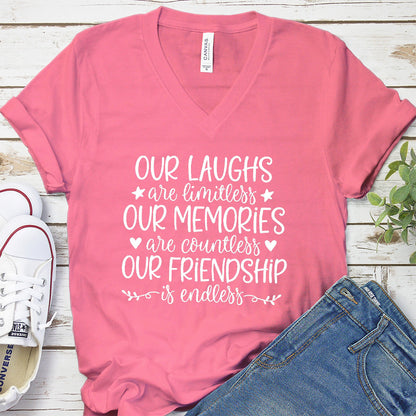 Our Laughs Are Limitless V-neck