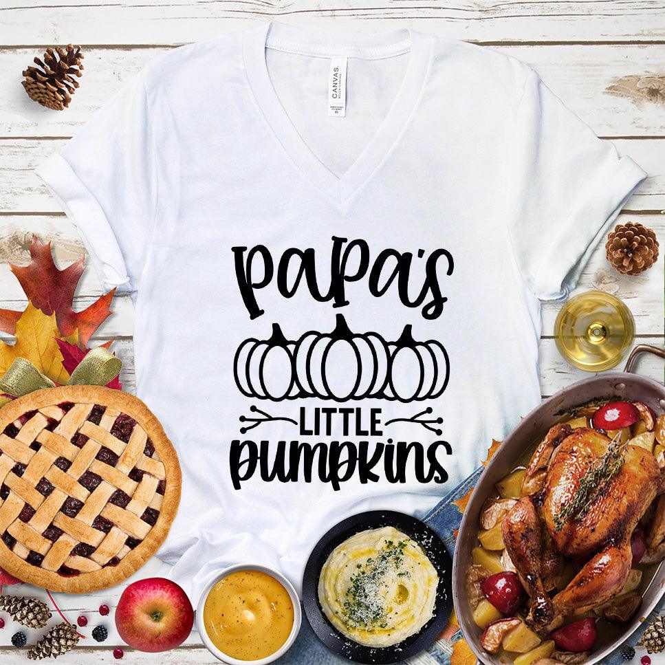 Papa's Little Pumpkins V-Neck - Brooke & Belle
