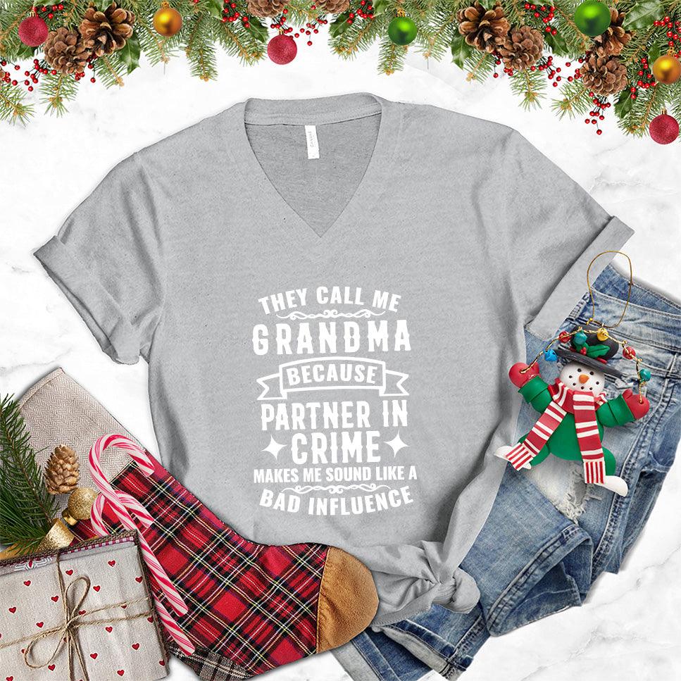 Partner In Crime Grandma V-Neck - Brooke & Belle