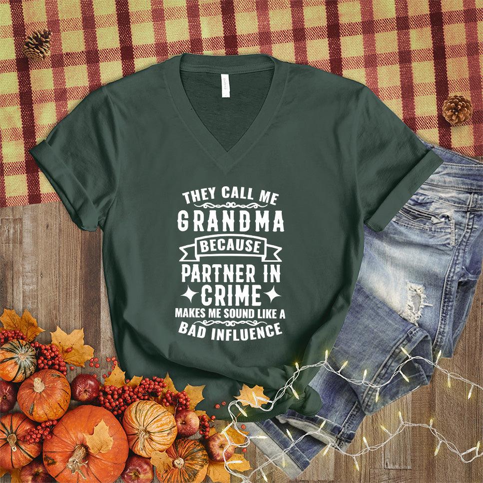 Partner In Crime Grandma V-Neck - Brooke & Belle