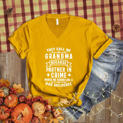 Partner In Crime Grandma V-Neck - Brooke & Belle