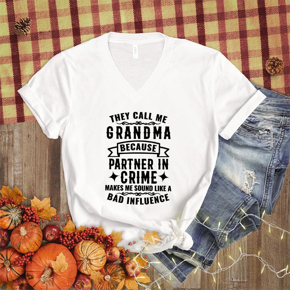 Partner In Crime Grandma V-Neck - Brooke & Belle