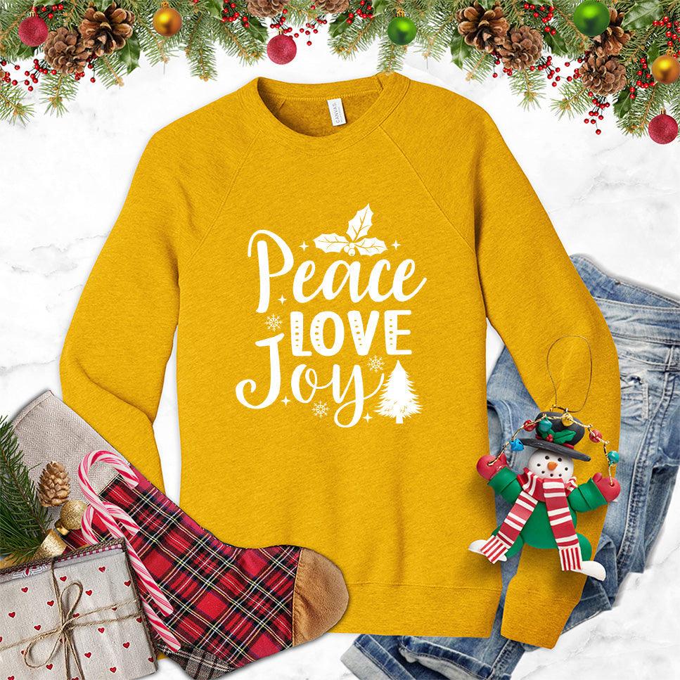 Peace Love Joy Sweatshirt - Brooke & Belle