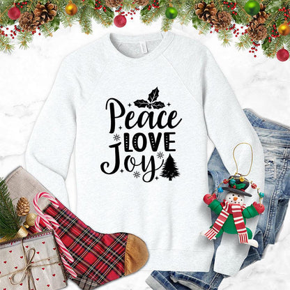 Peace Love Joy Sweatshirt - Brooke & Belle