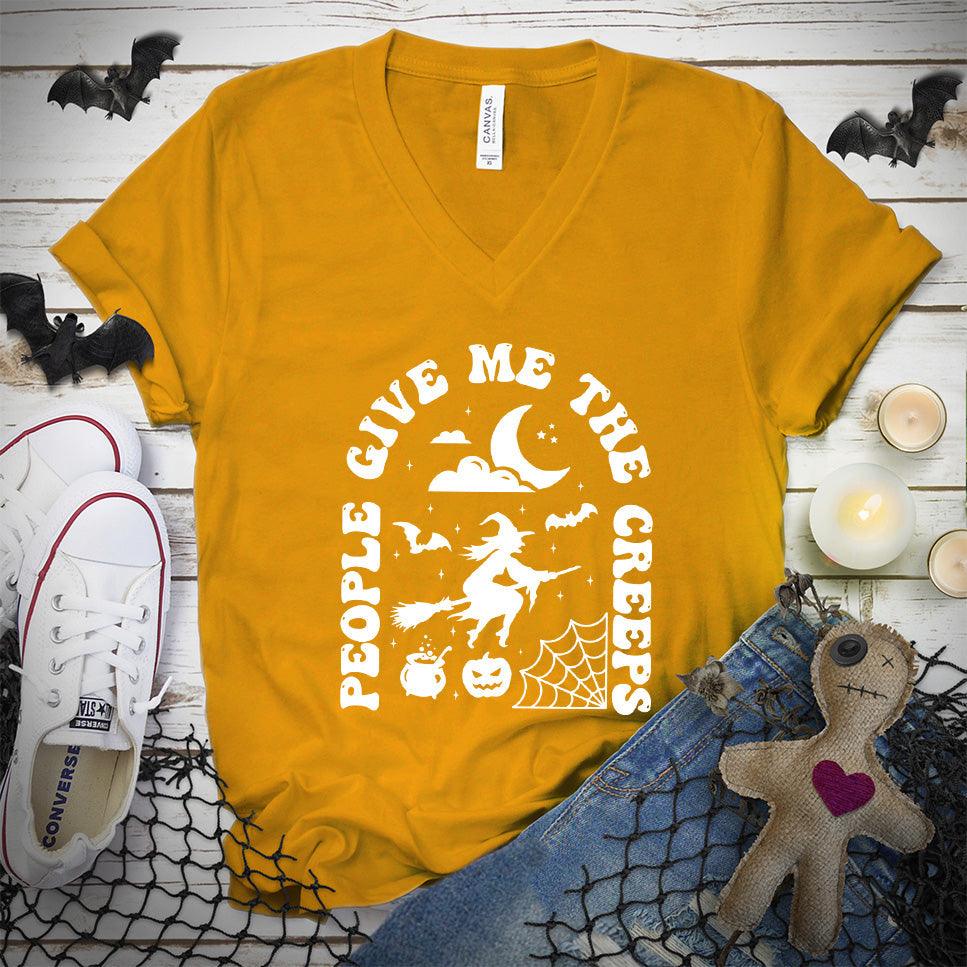 People Give Me The Creeps V-Neck - Brooke & Belle