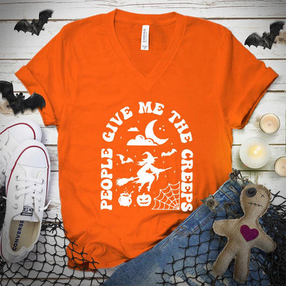 People Give Me The Creeps V-Neck - Brooke & Belle