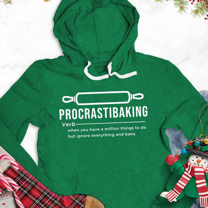 Procrastibaking Hoodie Kelly - Fun Procrastibaking hoodie with whimsical baking definition for casual style