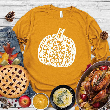 Pumpkin Leopard Long Sleeves - Brooke & Belle