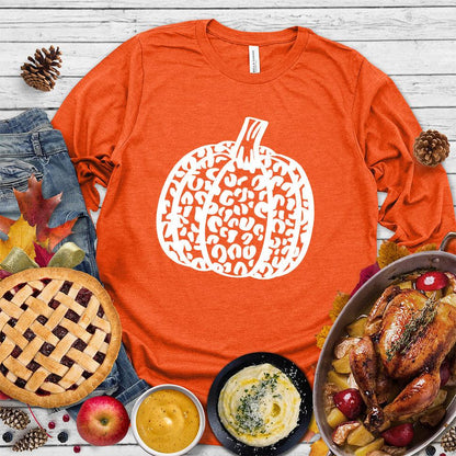 Pumpkin Leopard Long Sleeves - Brooke & Belle