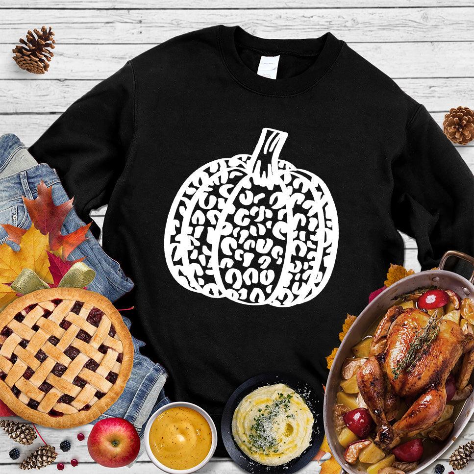 Pumpkin Leopard Sweatshirt - Brooke & Belle