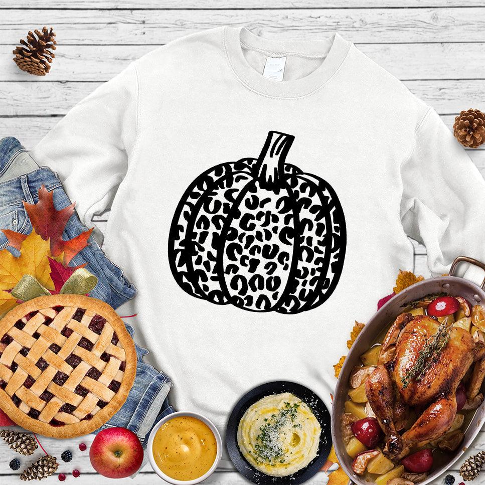 Pumpkin Leopard Sweatshirt - Brooke & Belle