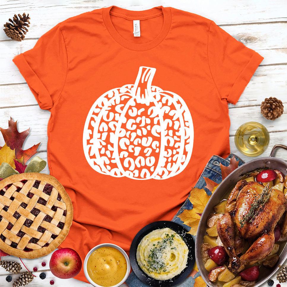 Pumpkin Leopard T-Shirt - Brooke & Belle