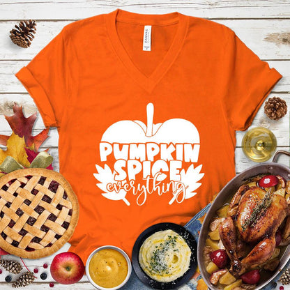 Pumpkin Spice Everything V-Neck - Brooke & Belle