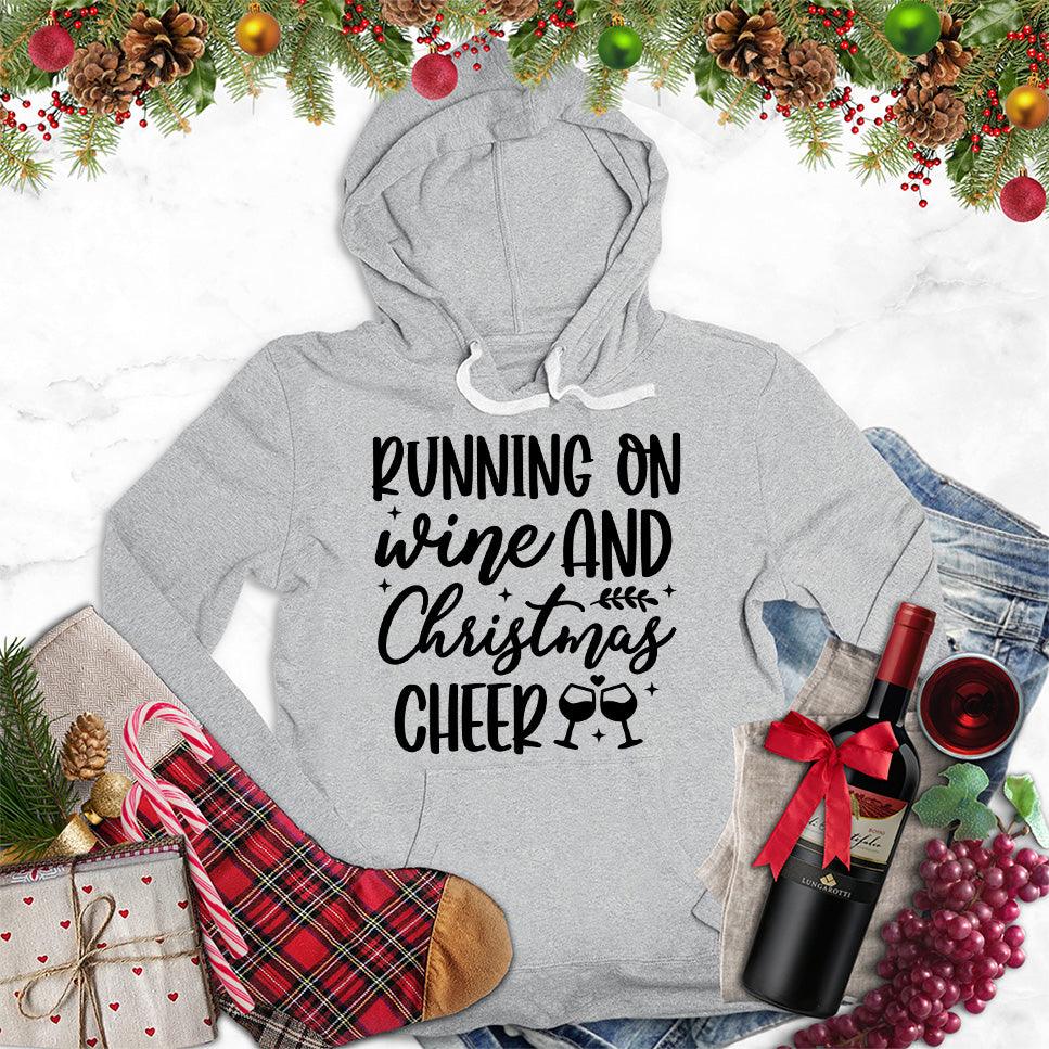Running On Wine And Christmas Cheer Hoodie - Brooke & Belle