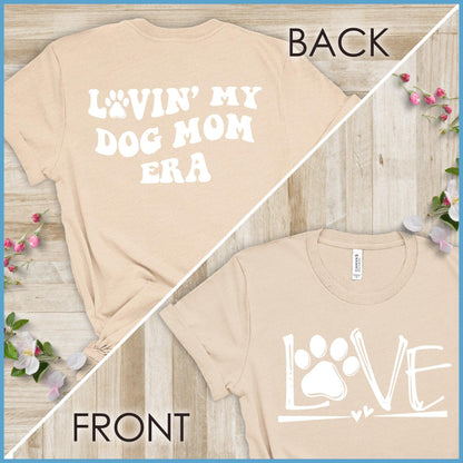 Lovin' My Dog Mom Era, Dog Love - Wavy T-Shirt Version 1 - Brooke & Belle