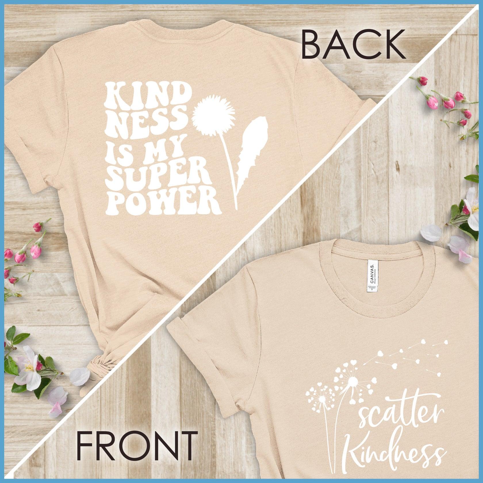 Kindness Is My Superpower, Scatter Kindness Version 2 T-Shirt - Brooke & Belle