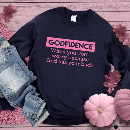 Godfidence Version 2 Sweatshirt Pink Edition - Brooke & Belle