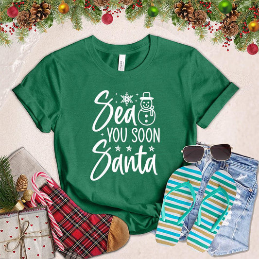 Sea You Soon Santa T-Shirt - Brooke & Belle