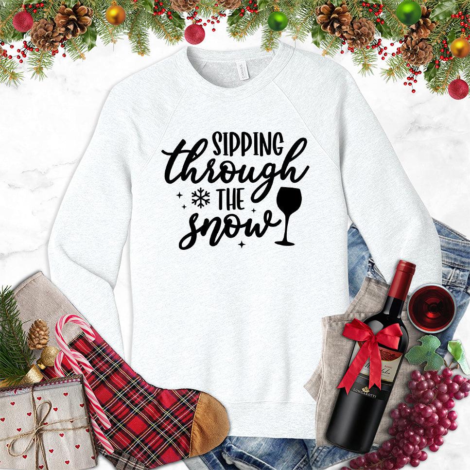 Sipping Through The Snow Sweatshirt - Brooke & Belle