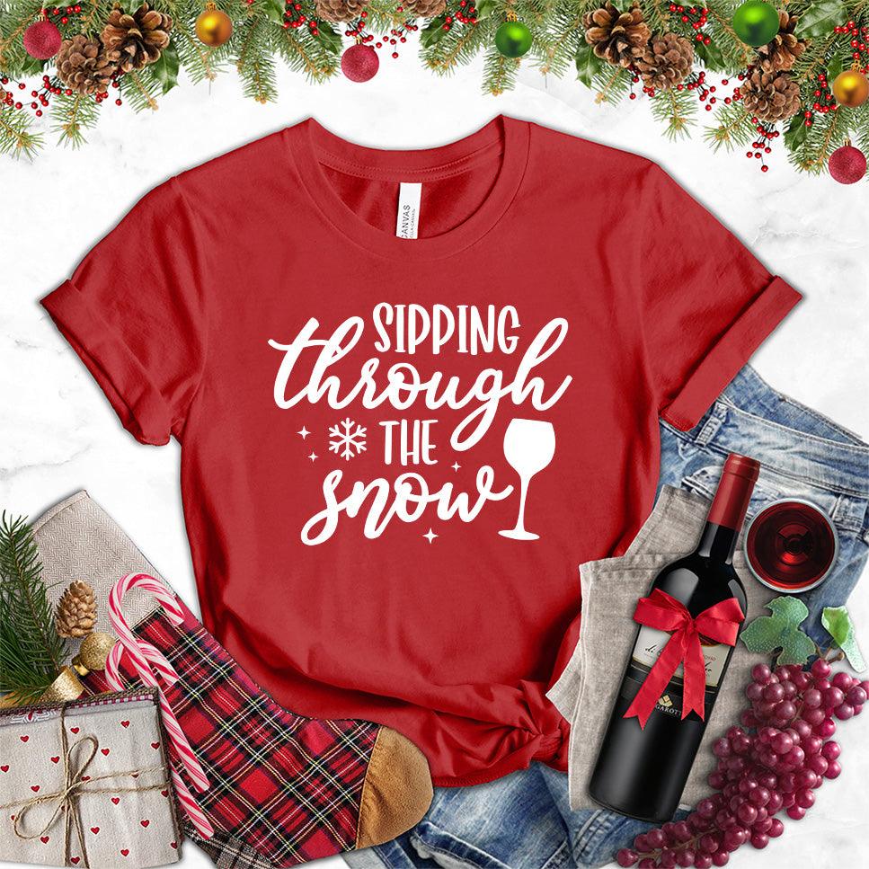 Sipping Through The Snow T-Shirt - Brooke & Belle
