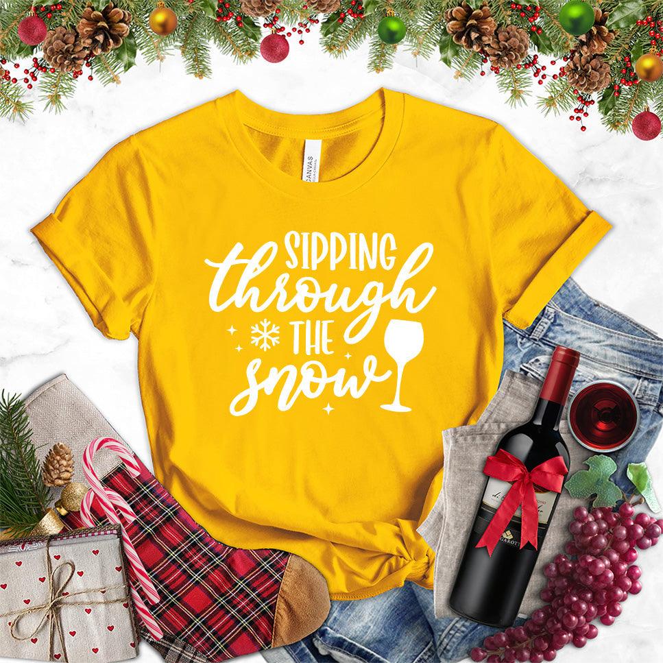 Sipping Through The Snow T-Shirt - Brooke & Belle