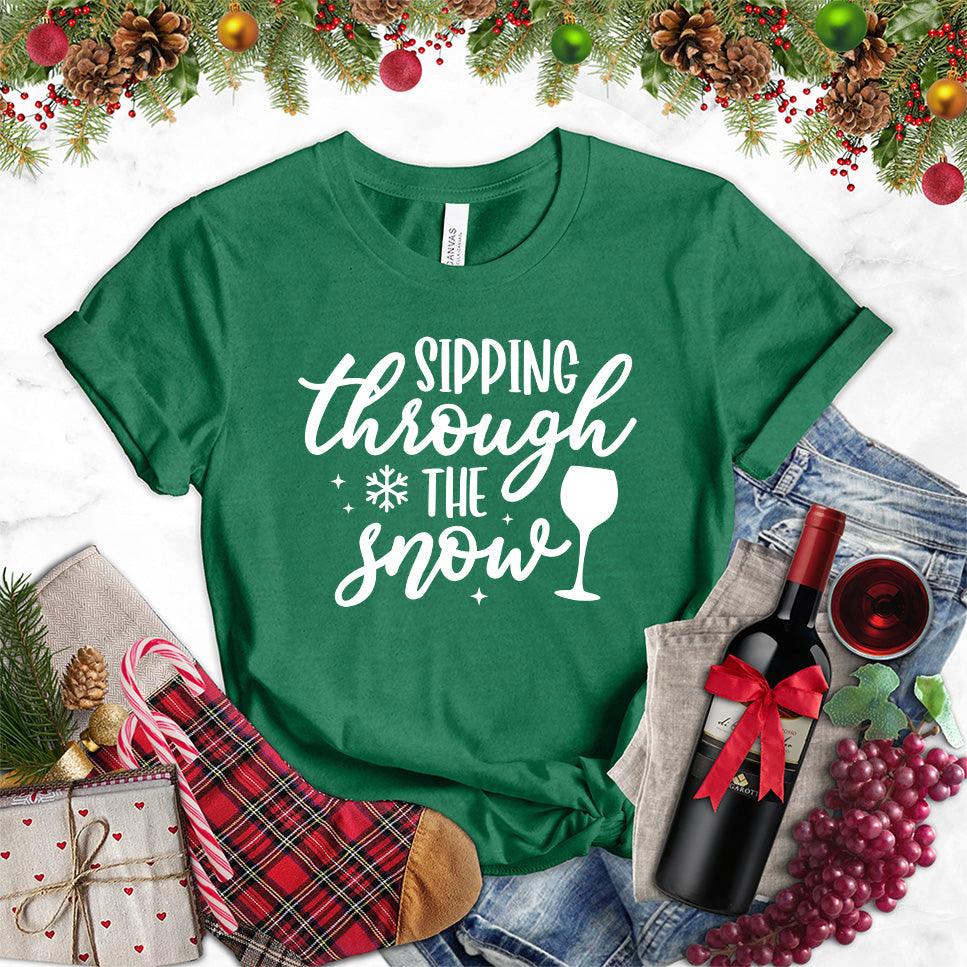 Sipping Through The Snow T-Shirt - Brooke & Belle