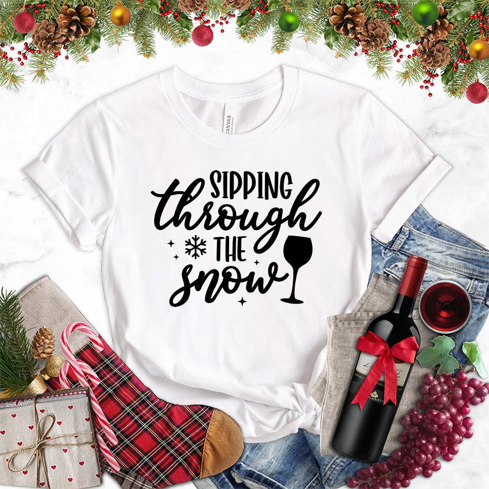 Sipping Through The Snow T-Shirt - Brooke & Belle