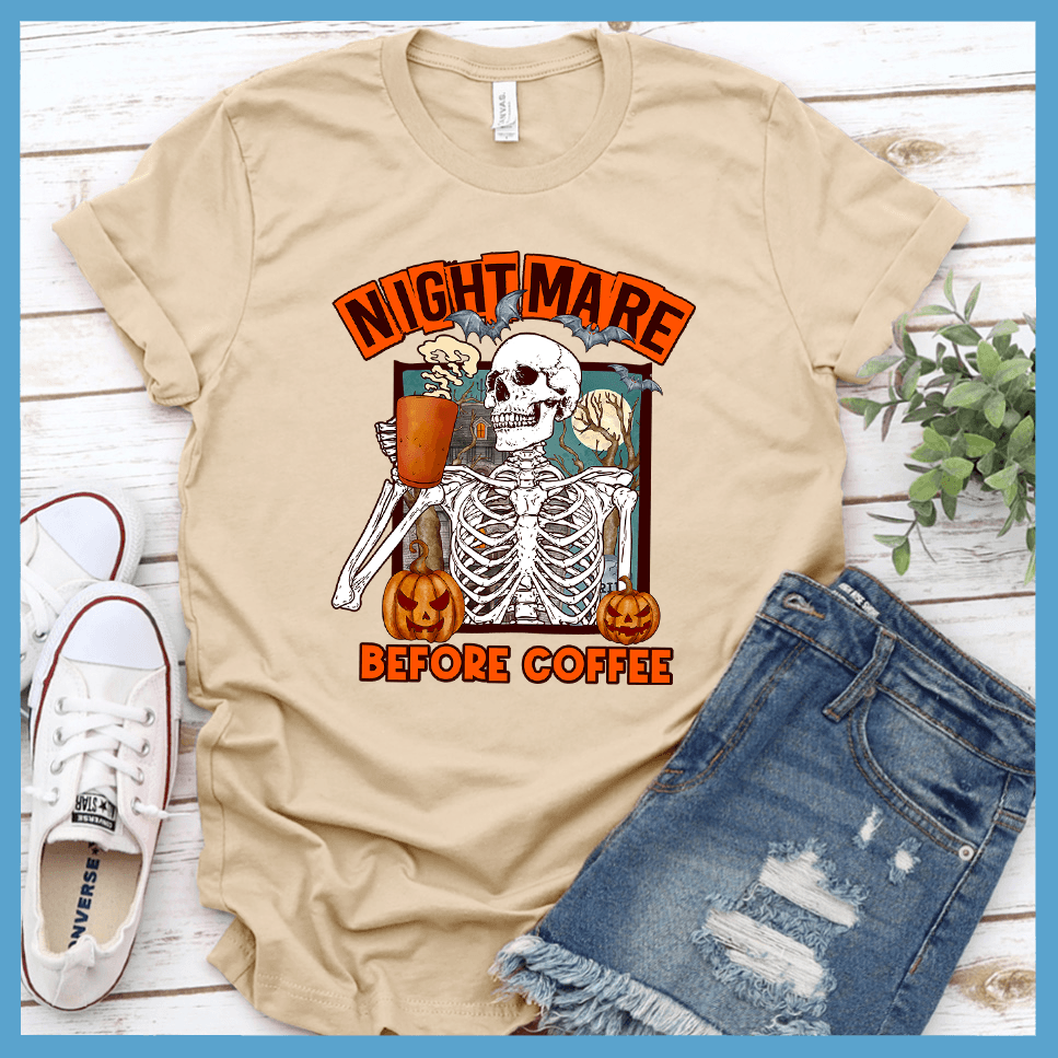Nightmare Before Coffee T-Shirt Colored Edition