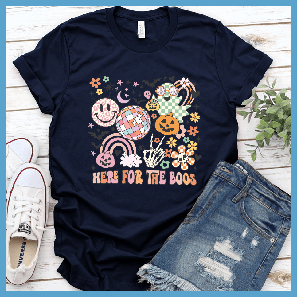 Here For The Boos T-Shirt Colored Edition - Brooke & Belle