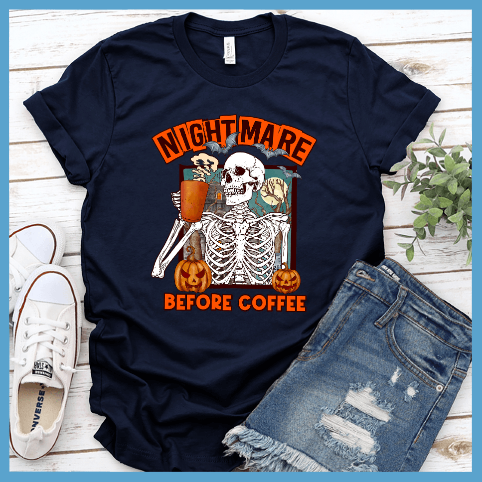 Nightmare Before Coffee T-Shirt Colored Edition - Brooke & Belle
