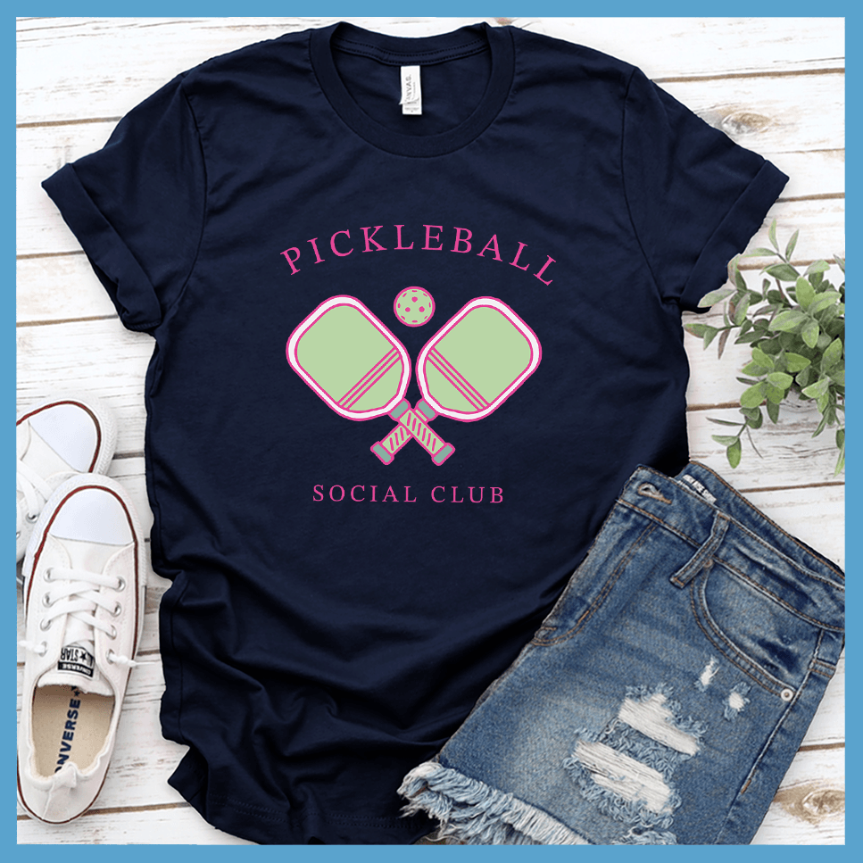 Pickleball Social Club T-Shirt Colored Edition - Brooke & Belle