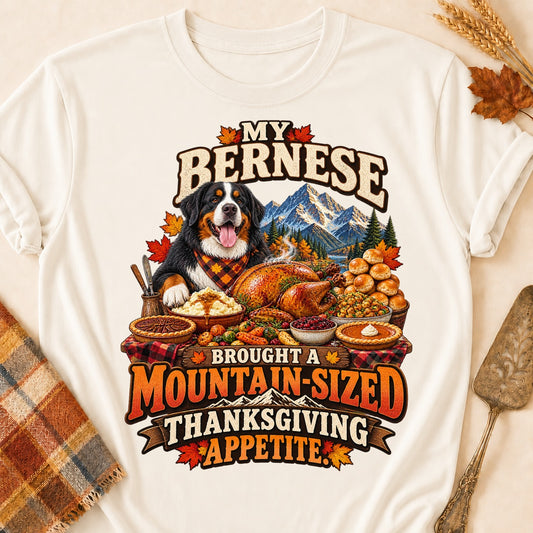 Mountain-Sized Appetite T-shirt - Natural - Brooke & Belle